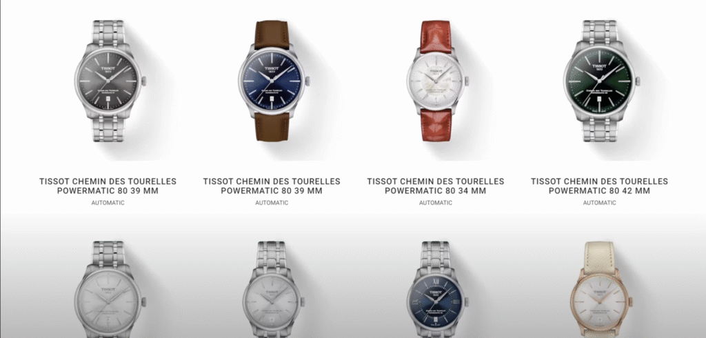 Tissot-Chemin-Des-Tourelles Lineup